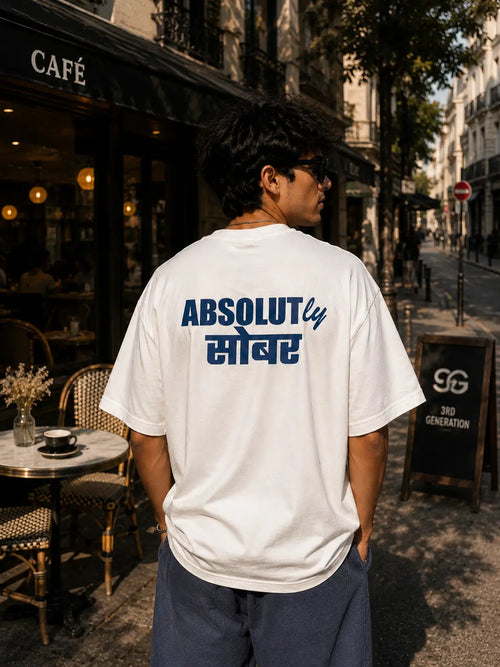 Absolutely Sober Drop Shoulder T-Shirt | 3rd Generation