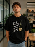 Clean Money Graphic Drop Shoulder T-Shirt | 3rd Generation
