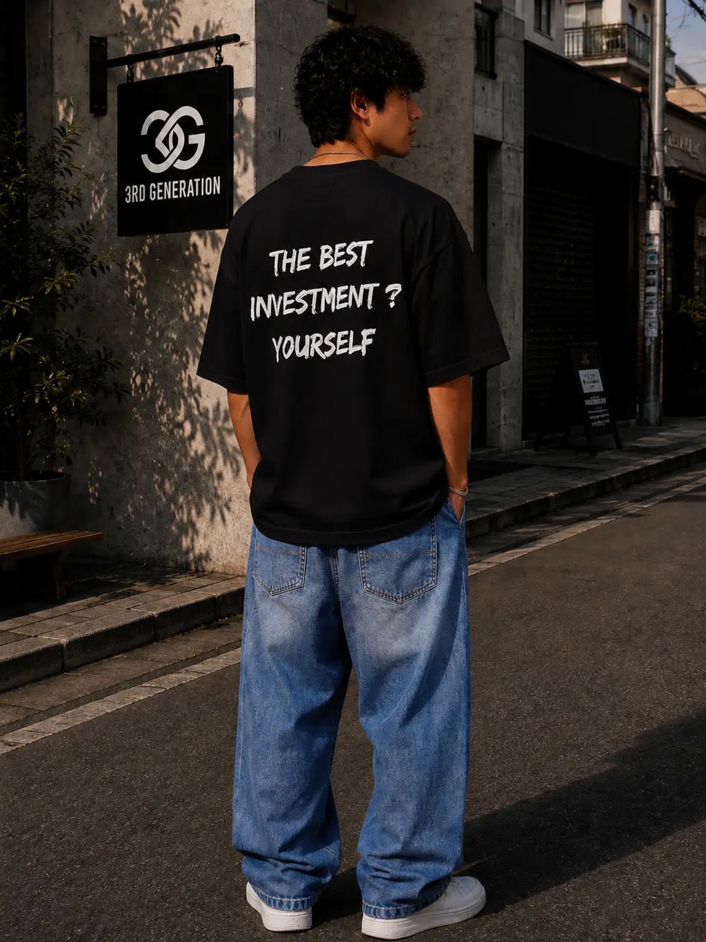 Invest in Yourself Drop Shoulder T-Shirt  | 3rd Generation