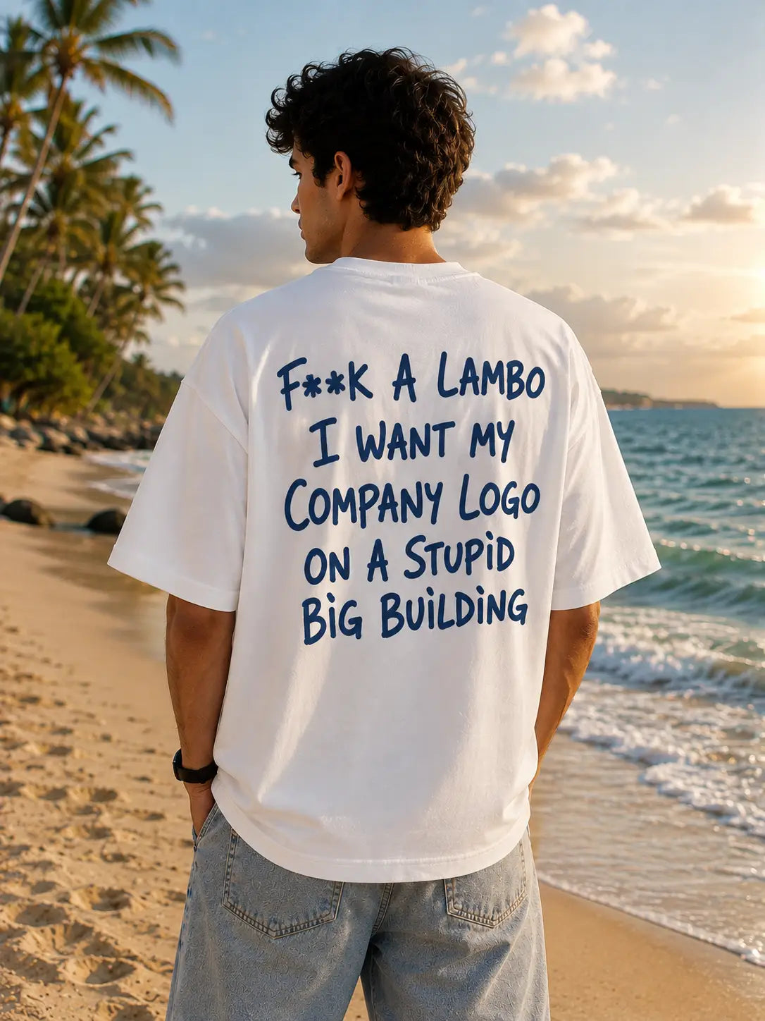 Big Building Ambition Back Print T-Shirt | 3rd Generation