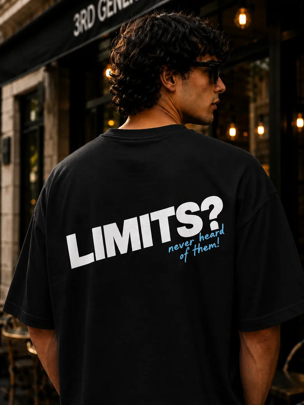 Limits? Never Heard of Them Drop Shoulder T-Shirt | 3rd Generation