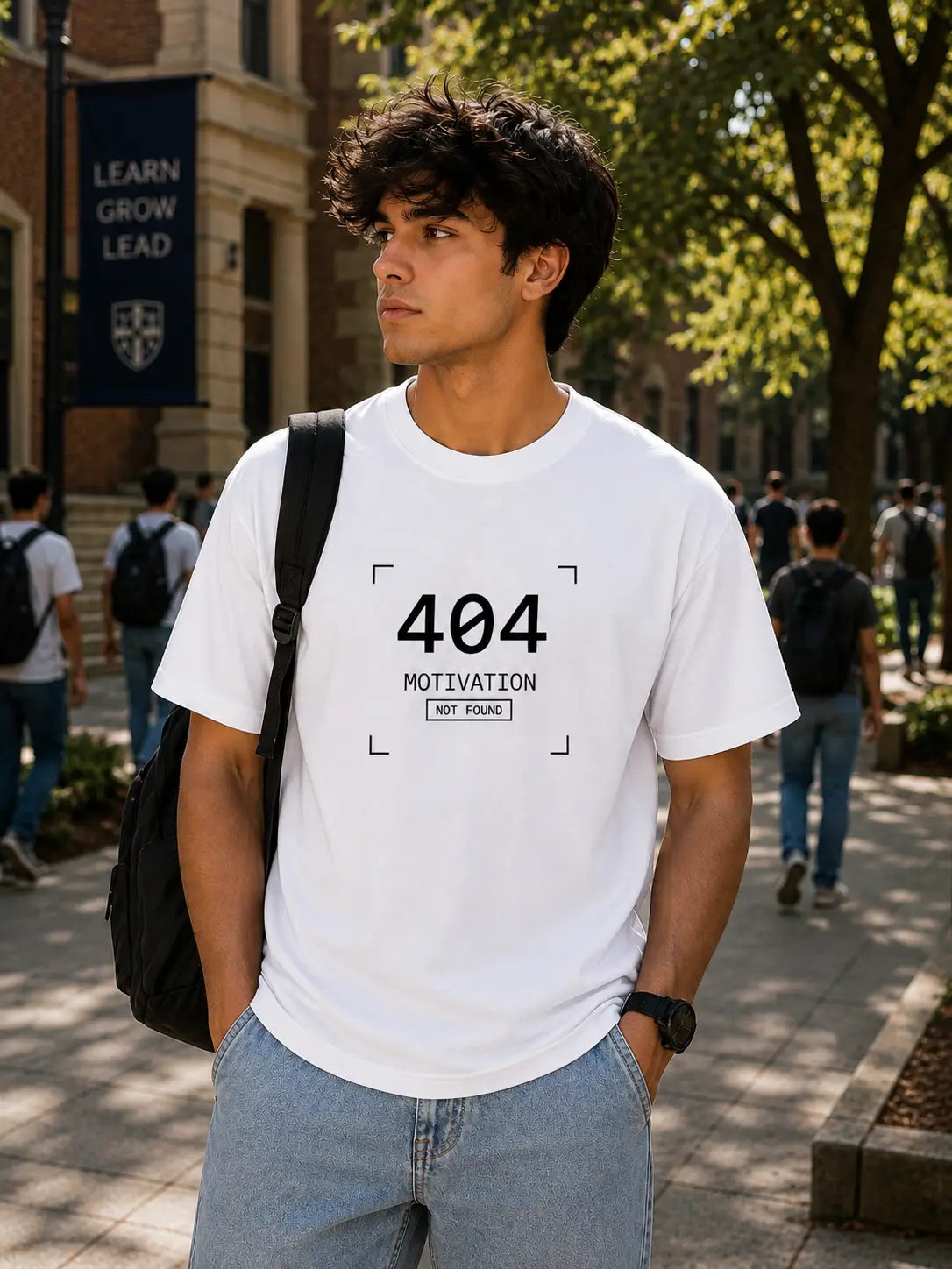 404 Motivation Not Found Graphic T-Shirt | 3rd Generation