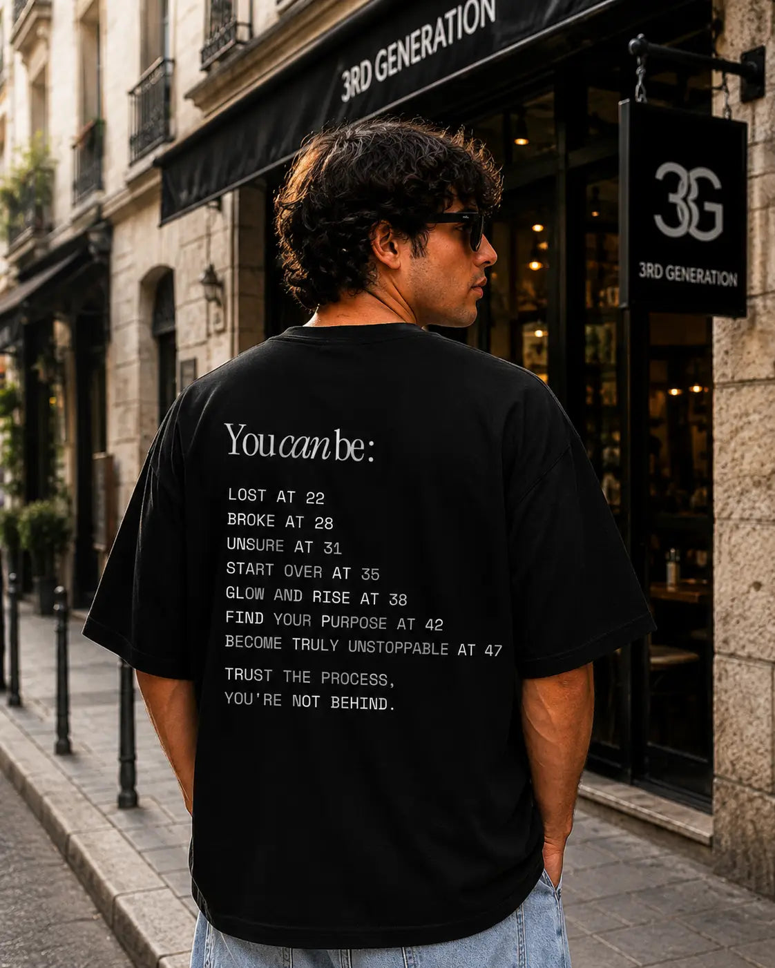 Trust the Process Drop Shoulder T-Shirt | 3rd Generation