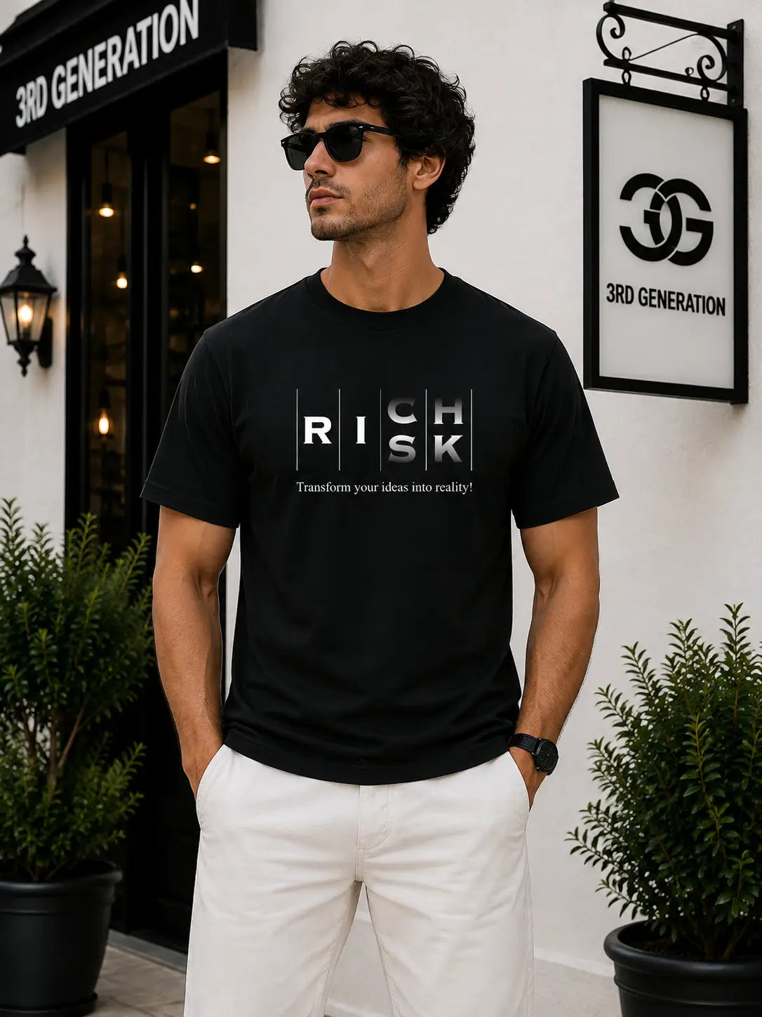 Rich & Risk Graphic T-Shirt | 3rd Generation
