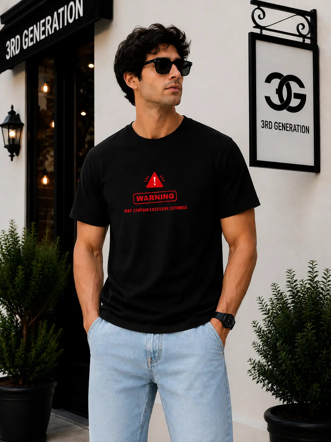 Warning: Excessive Cuteness Graphic T-Shirt  | 3rd Generation