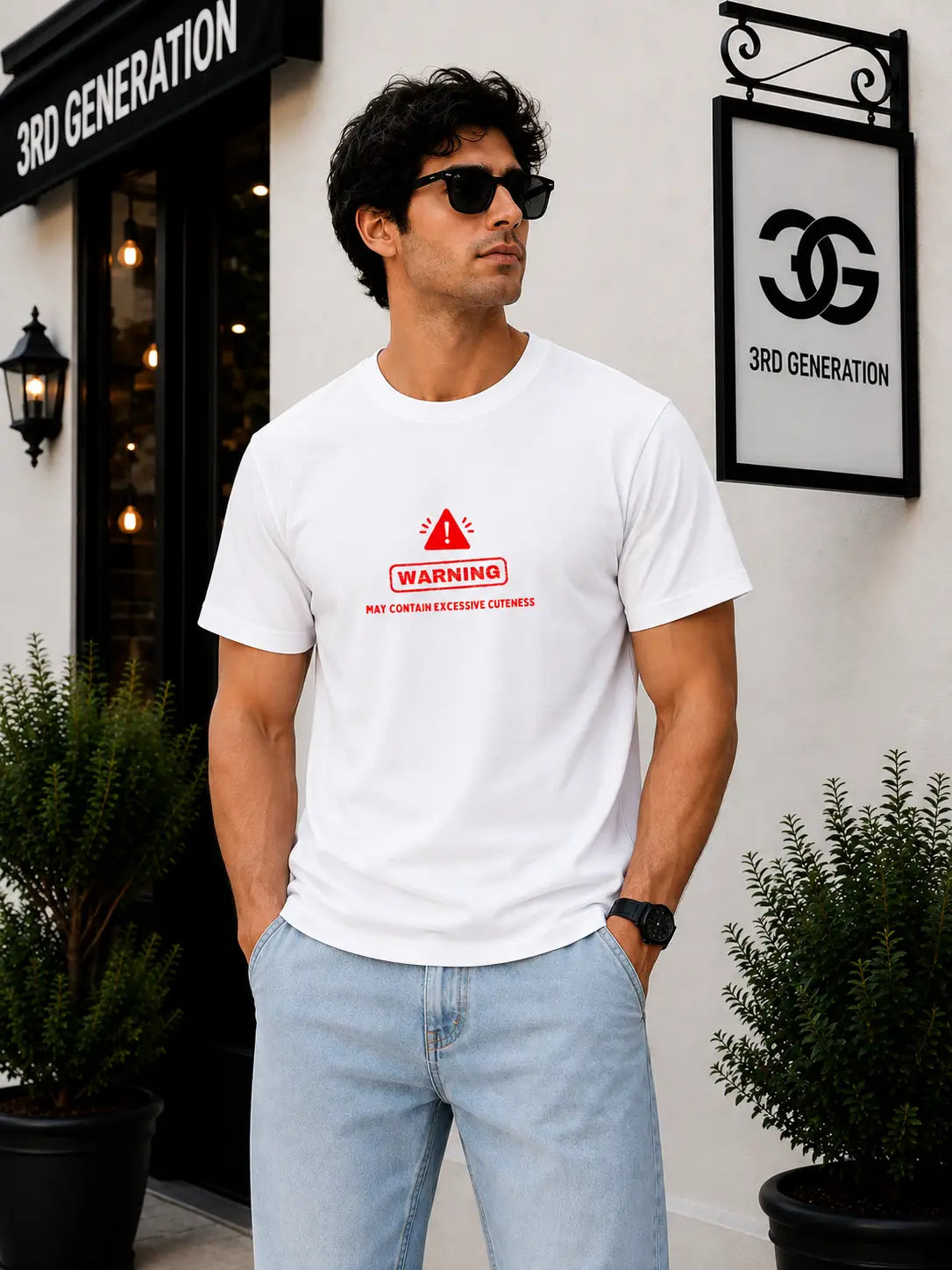 Warning: Excessive Cuteness Graphic T-Shirt  | 3rd Generation